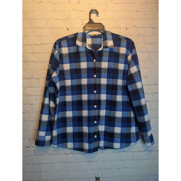 Riders by Lee new button-down soft flannel shirt large - Picture 1 of 3